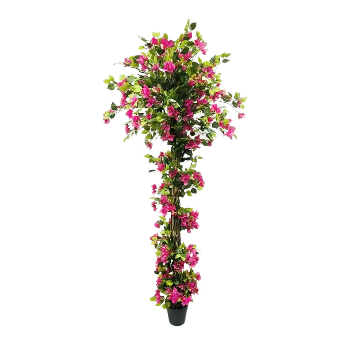 Bougainvillier Artificiel | Plante avec Tronc en Bois et Fleurs Roses | Décoration Intérieure et Extérieure pour Maison et Bureau 6